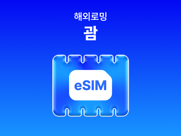  [괌] eSIM 데이터 무제한 (2GB)/매일 2GB 이후 속도 저하