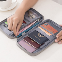 올인원 여권 케이스 지갑 여행용 커버 가방 파우치