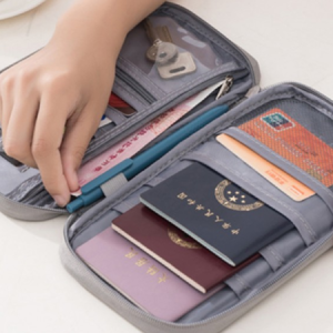 올인원 여권 케이스 지갑 여행용 커버 가방 파우치