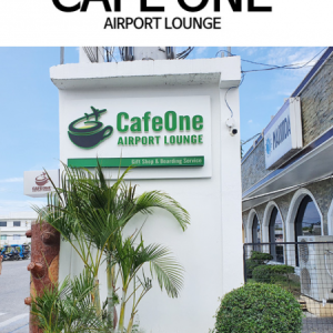 [보라카이]칼리보 공항에서 30m떨어진 CAFE ONE 카페원 라운지 이용권
